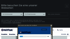 What Nilfisk-alto.de website looked like in 2017 (6 years ago)
