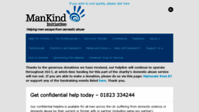What New.mankind.org.uk website looked like in 2017 (6 years ago)
