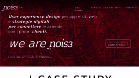What Nois3.it website looked like in 2017 (6 years ago)
