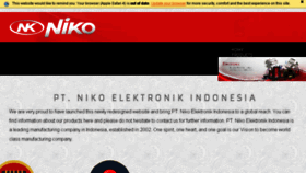 What Nikoelectronic.com website looked like in 2017 (6 years ago)