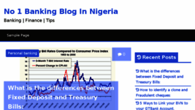 What Naijabankingblog.com website looked like in 2017 (6 years ago)