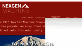What Nexgenmachine.com website looked like in 2017 (6 years ago)