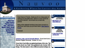 What Nauvoo.com website looked like in 2017 (6 years ago)