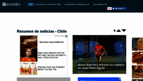 What Nacionales.cl website looked like in 2017 (6 years ago)