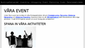 What Njutningsframjandet.se website looked like in 2017 (6 years ago)