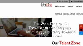What Netkingtechnologies.com website looked like in 2017 (6 years ago)