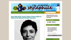 What Newportstylephile.com website looked like in 2017 (6 years ago)
