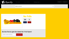 What Nofrills.flyerify.com website looked like in 2017 (6 years ago)
