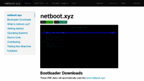 What Netboot.xyz website looked like in 2017 (6 years ago)