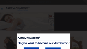 What Novamed.tc website looked like in 2017 (6 years ago)