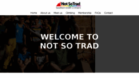What Notsotrad.org website looked like in 2017 (6 years ago)