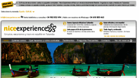 What Niceexperience.net website looked like in 2017 (6 years ago)