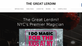 What Nycbirthdaymagician.com website looked like in 2017 (6 years ago)