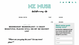 What Nzmuse.com website looked like in 2017 (6 years ago)