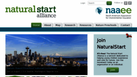 What Naturalstart.org website looked like in 2017 (6 years ago)