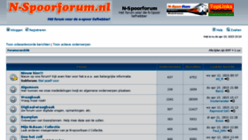 What N-spoorforum.nl website looked like in 2017 (6 years ago)