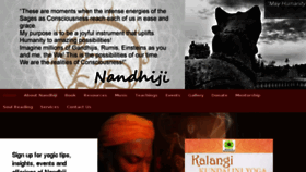 What Nandhi.com website looked like in 2017 (6 years ago)