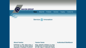 What Naviongroup.com website looked like in 2017 (6 years ago)