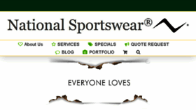 What Nationalsportswear.com website looked like in 2017 (6 years ago)