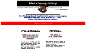 What Ncdesign.org website looked like in 2017 (6 years ago)