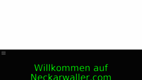 What Neckarwaller.de website looked like in 2017 (8 years ago)