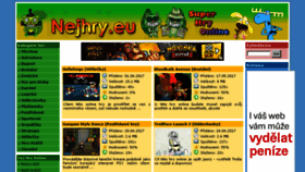 What Nejhry.eu website looked like in 2017 (6 years ago)