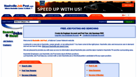 What Nashvillejobpost.com website looked like in 2017 (6 years ago)