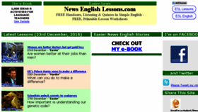 What Newsenglishlessons.com website looked like in 2017 (6 years ago)