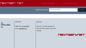 What Nextgen.net website looked like in 2017 (6 years ago)