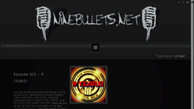 What Ninebullets.net website looked like in 2017 (6 years ago)