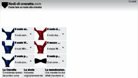 What Nodi-di-cravatta.com website looked like in 2017 (6 years ago)