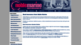 What Noblemarine.co.uk website looked like in 2017 (6 years ago)