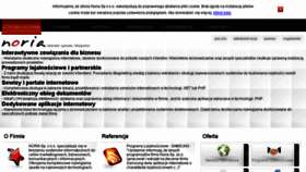 What Noria.pl website looked like in 2017 (6 years ago)
