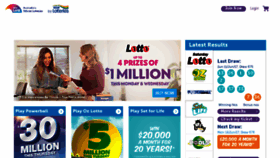 What Nswlotteries.com.au website looked like in 2017 (6 years ago)