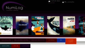 What Numilog.fr website looked like in 2017 (8 years ago)
