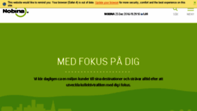What Nobina.se website looked like in 2017 (6 years ago)