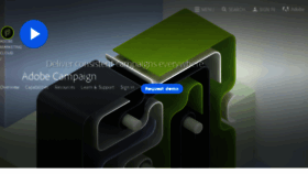 What Neolane.com website looked like in 2017 (8 years ago)