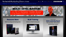 What Networkmarketingtimes.com website looked like in 2017 (6 years ago)