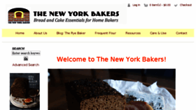 What Nybakers.com website looked like in 2017 (6 years ago)