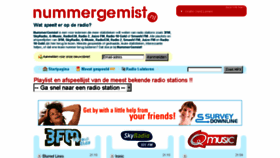 What Nummergemist.nl website looked like in 2017 (6 years ago)