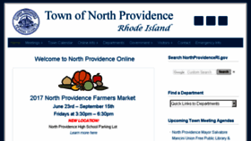 What Northprovidenceri.gov website looked like in 2017 (6 years ago)