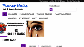 What Nails-beauty.co.za website looked like in 2017 (6 years ago)