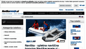 What Navtikaceneje.si website looked like in 2017 (6 years ago)