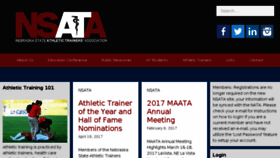 What Nsata.org website looked like in 2017 (6 years ago)