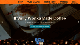 What Nottinghillcoffee.com website looked like in 2017 (6 years ago)