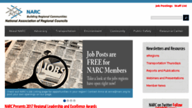 What Narc.org website looked like in 2017 (6 years ago)