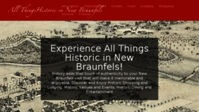 What Newbraunfels.com website looked like in 2017 (6 years ago)