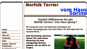 What Norfolk-terrier.biz website looked like in 2017 (6 years ago)