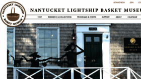 What Nantucketlightshipbasketmuseum.org website looked like in 2017 (6 years ago)