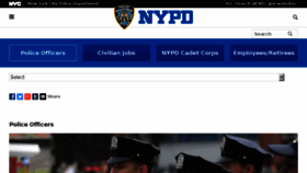 What Nypdrecruit.com website looked like in 2017 (6 years ago)